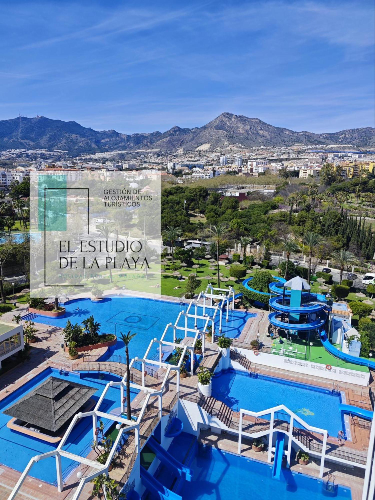 El Estudio De La Playa Benalbeach Vistas Al Mar Беналмадена Екстериор снимка